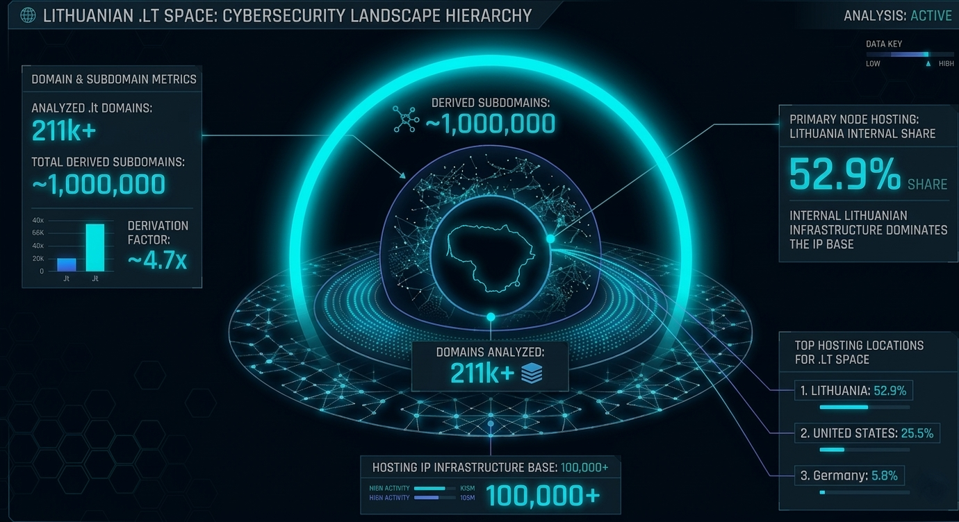 The Hidden Connections of the .LT Web - Analysis of Lithuania's domain ecosystem